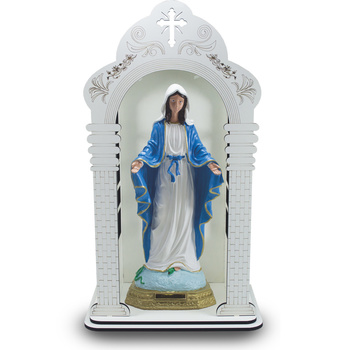 Capelo 60 cm com Imagem Nossa Senhora das Graas Inquebrvel