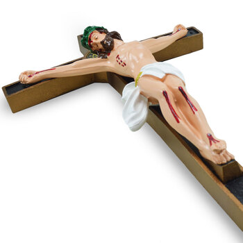 Imagem Crucifixo medalha de So bento 40 Cm Inquebrvel 