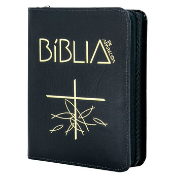 Biblia de Aparecida C/Zper Capa Preta 
