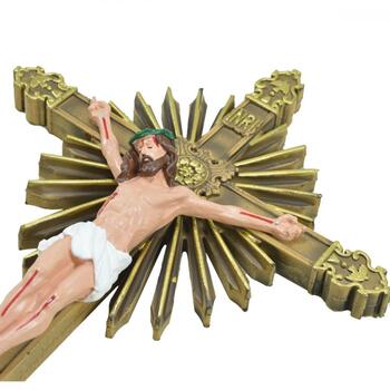 Crucifixo Jesus 30 Cm Inquebrvel 