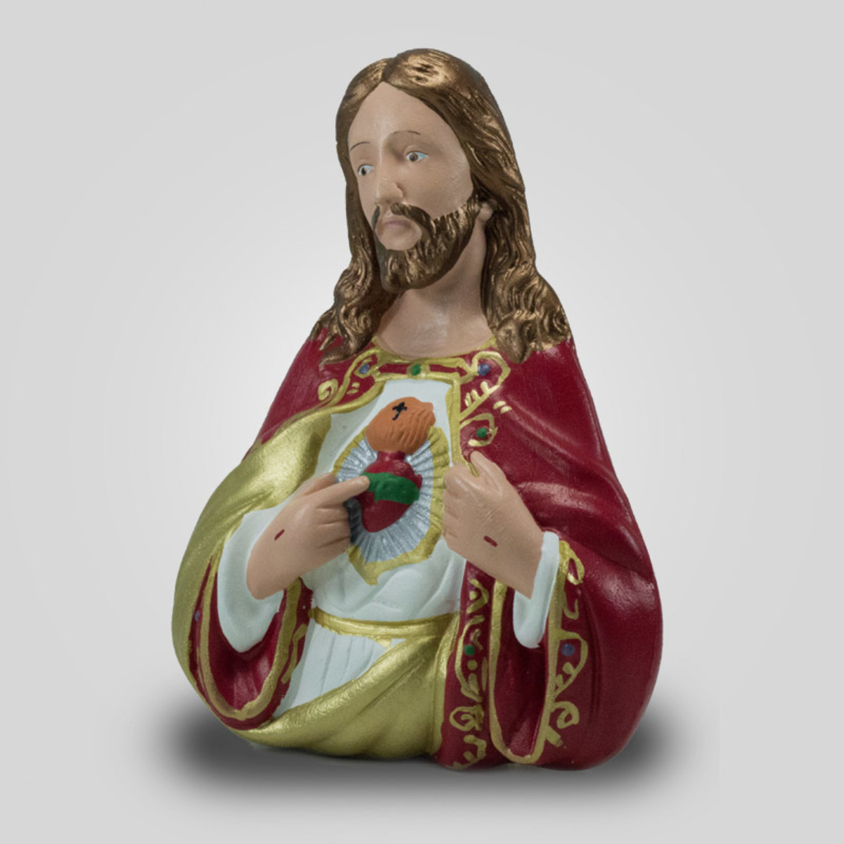 Imagem Sagrado Corao de Jesus de Parede  Inquebrvel 28Cm