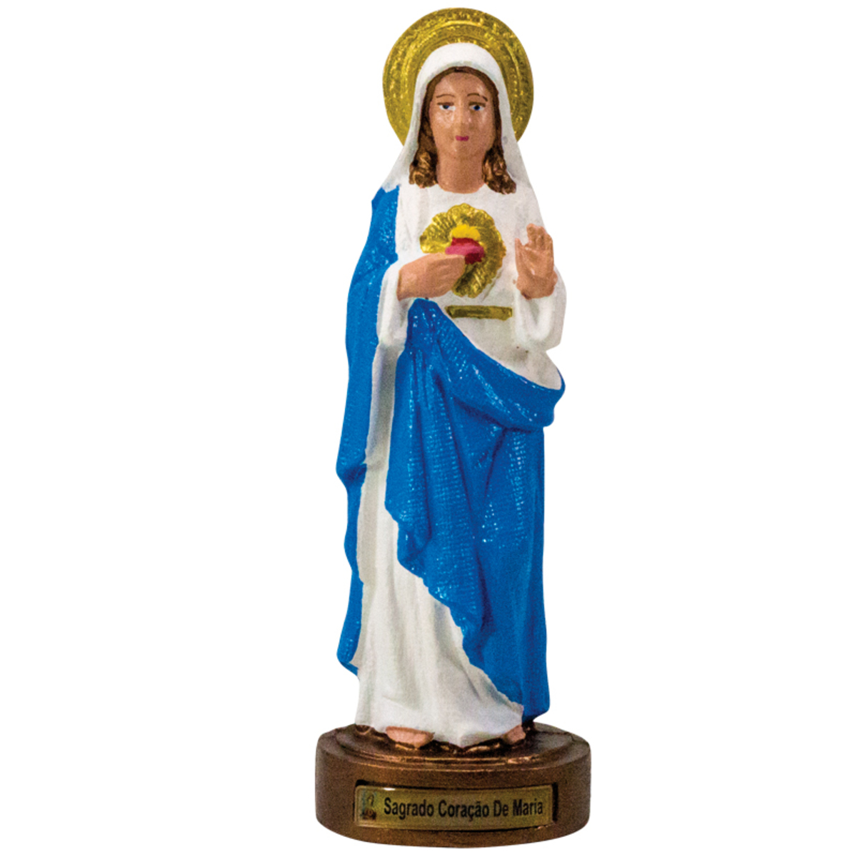 Imagem Sagrado Corao de Maria 20 Cm Inquebrvel
