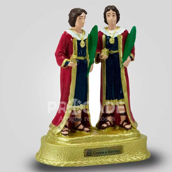 Imagem S�o Cosme e Dami�o 22 Cm Inquebr�vel