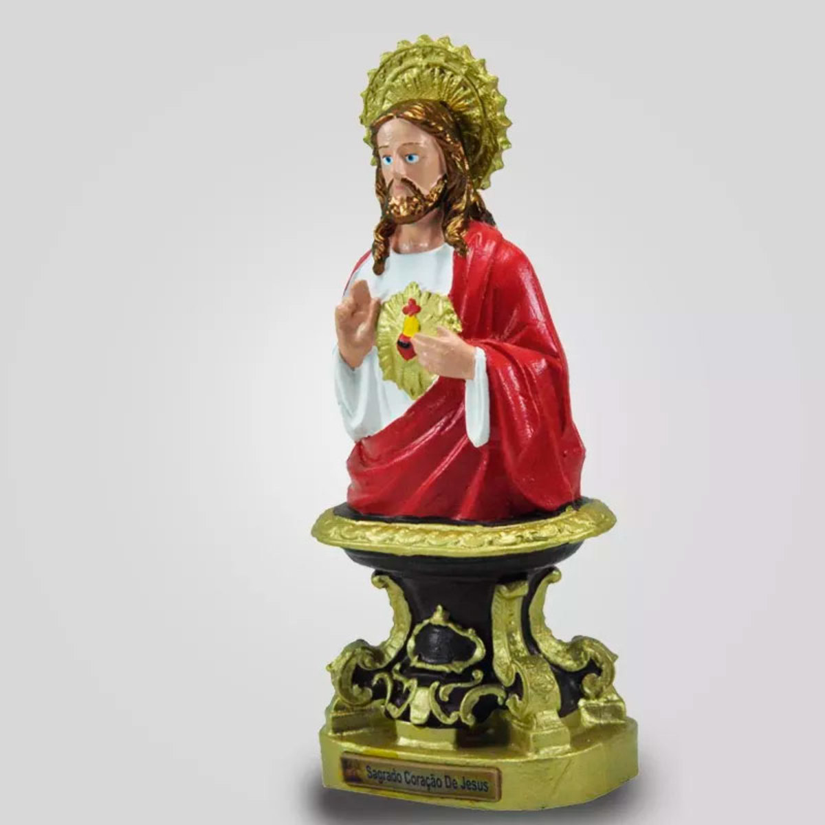 Sagrado Corao de Jesus para Mesa inquebrvel (25Cm)