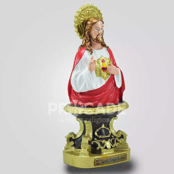 Sagrado Cora��o de Jesus para Mesa inquebr�vel (25Cm)