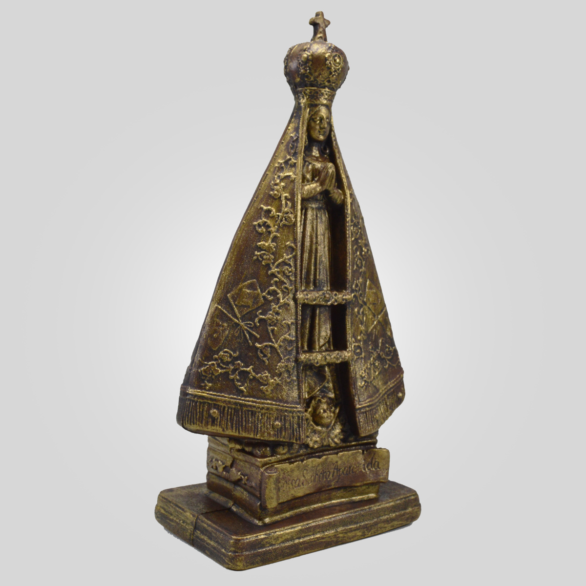 Imagem de Nossa Senhora Aparecida Ouro Velho 41Cm