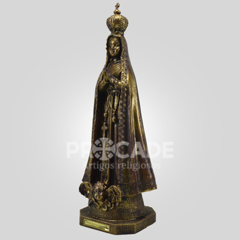 Imagem de Nossa Senhora Aparecida Ouro Velho Inquebr�vel 39Cm