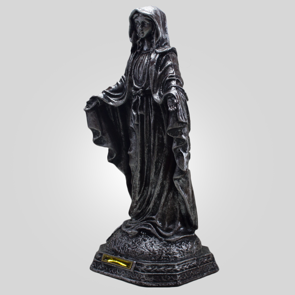 Imagem Nossa Senhora das Graas Metalizada 40 CM Inquebrvel