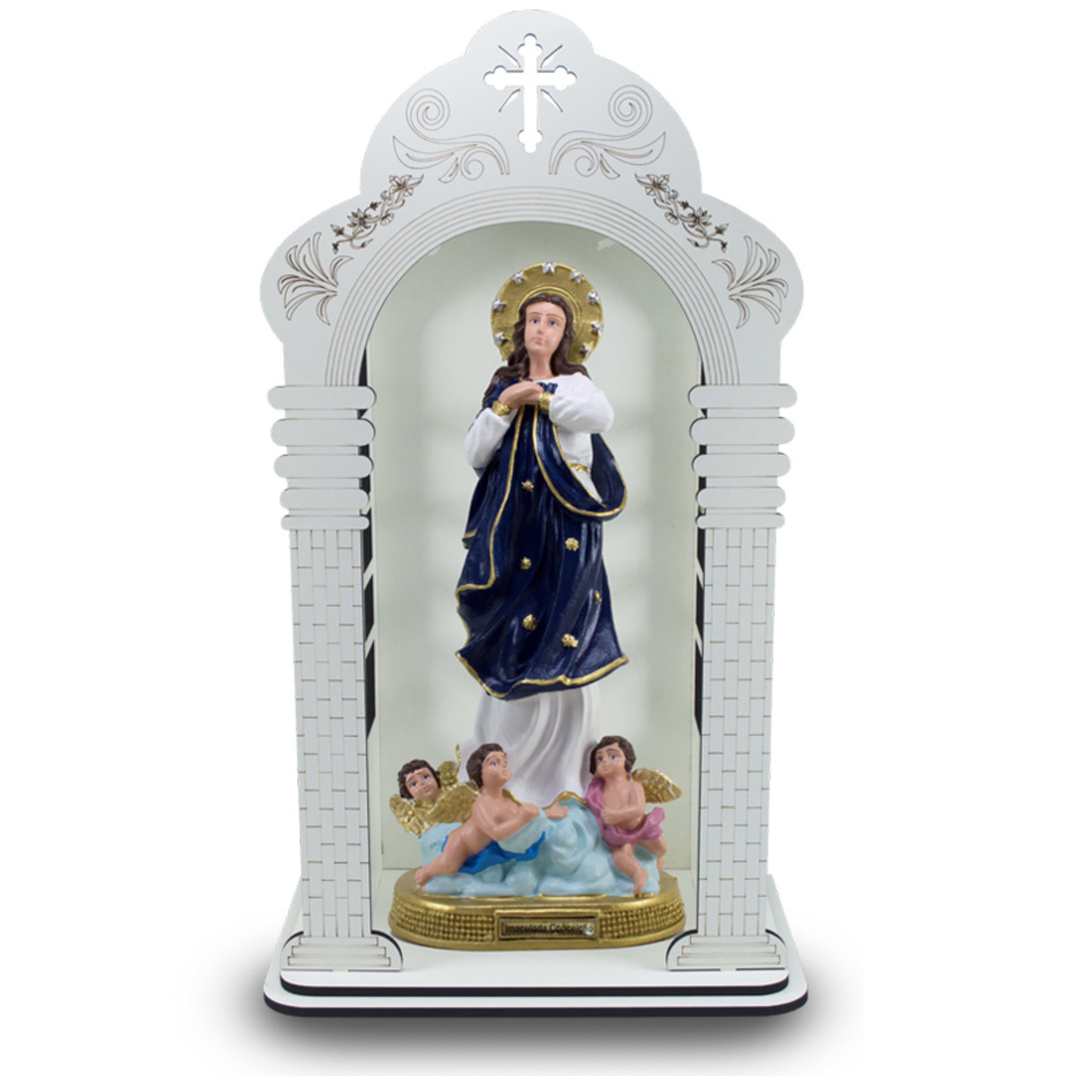 Capelo 60 cm com Imagem da Nossa Senhora da Imaculada Conceio   