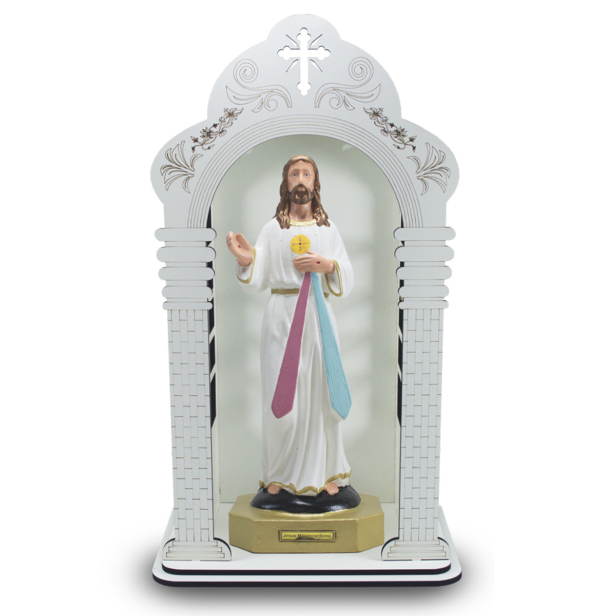 Capelo 60 cm com Imagem de Jesus Misericordioso Inquebrvel