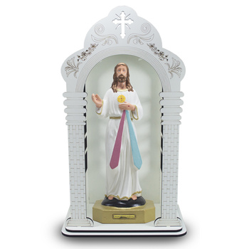 Capelão 60 cm com Imagem de Jesus Misericordioso Inquebrável