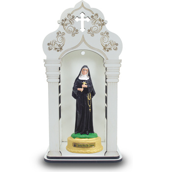Capela 34 cm com Imagem de Santa Rita de Cássia Inquebrável
