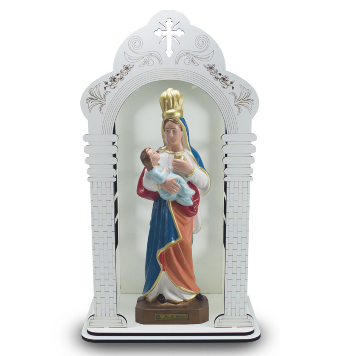 Capelo 60 cm com Imagem de  Nossa Senhora dos Remdios Inquebrvel