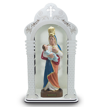 Capelão 60 cm com Imagem de  Nossa Senhora dos Remédios Inquebrável