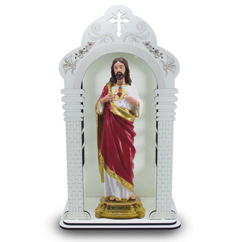 Capelo 60 cm com Imagem do Sagrado Corao de Jesus Inquebrvel