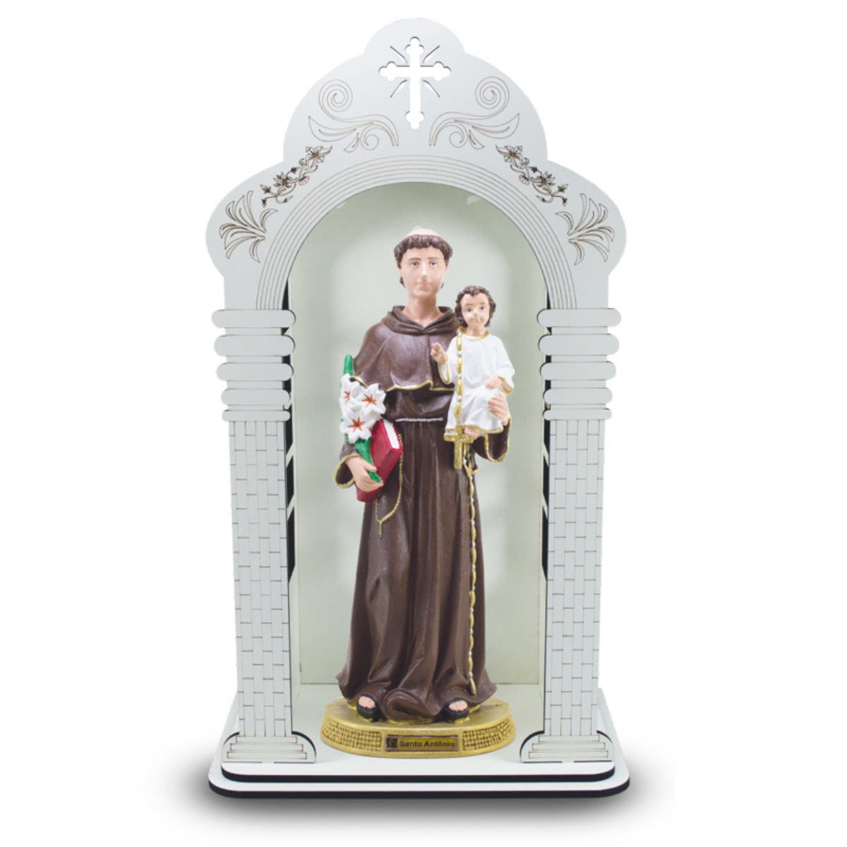 Capelão 60 cm com Imagem de Santo Antônio Inquebrável