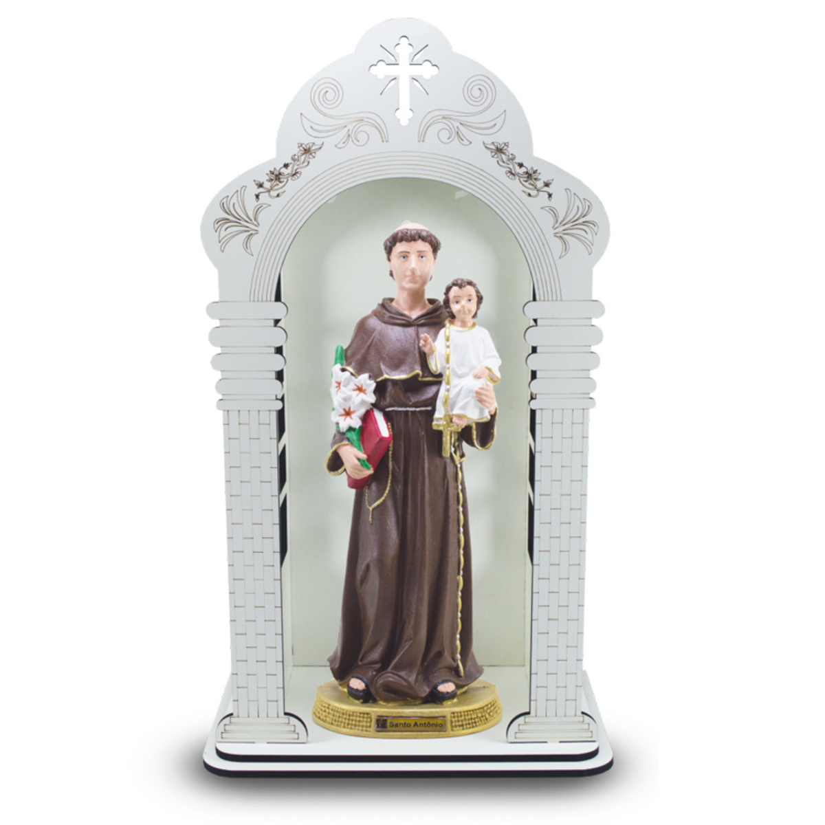 Capelo 60 cm com Imagem de Santo Antnio Inquebrvel