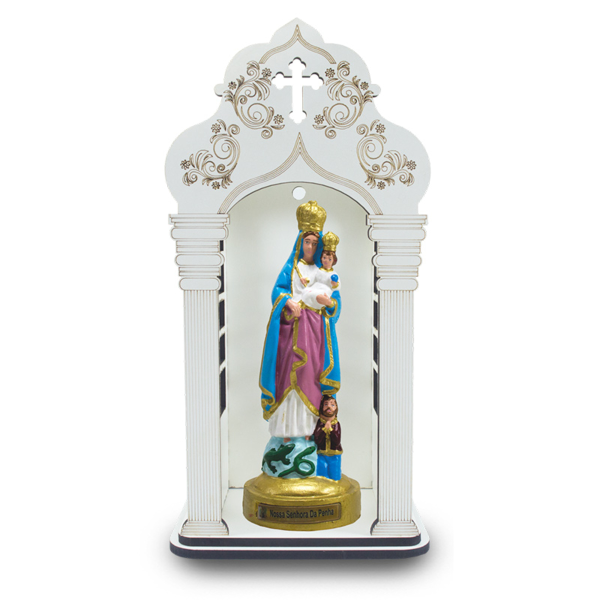 Capela 34Cm Nossa Senhora da Penha de borracha