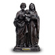 Imagem Sagrada Famlia prata 40Cm Inquebrvel