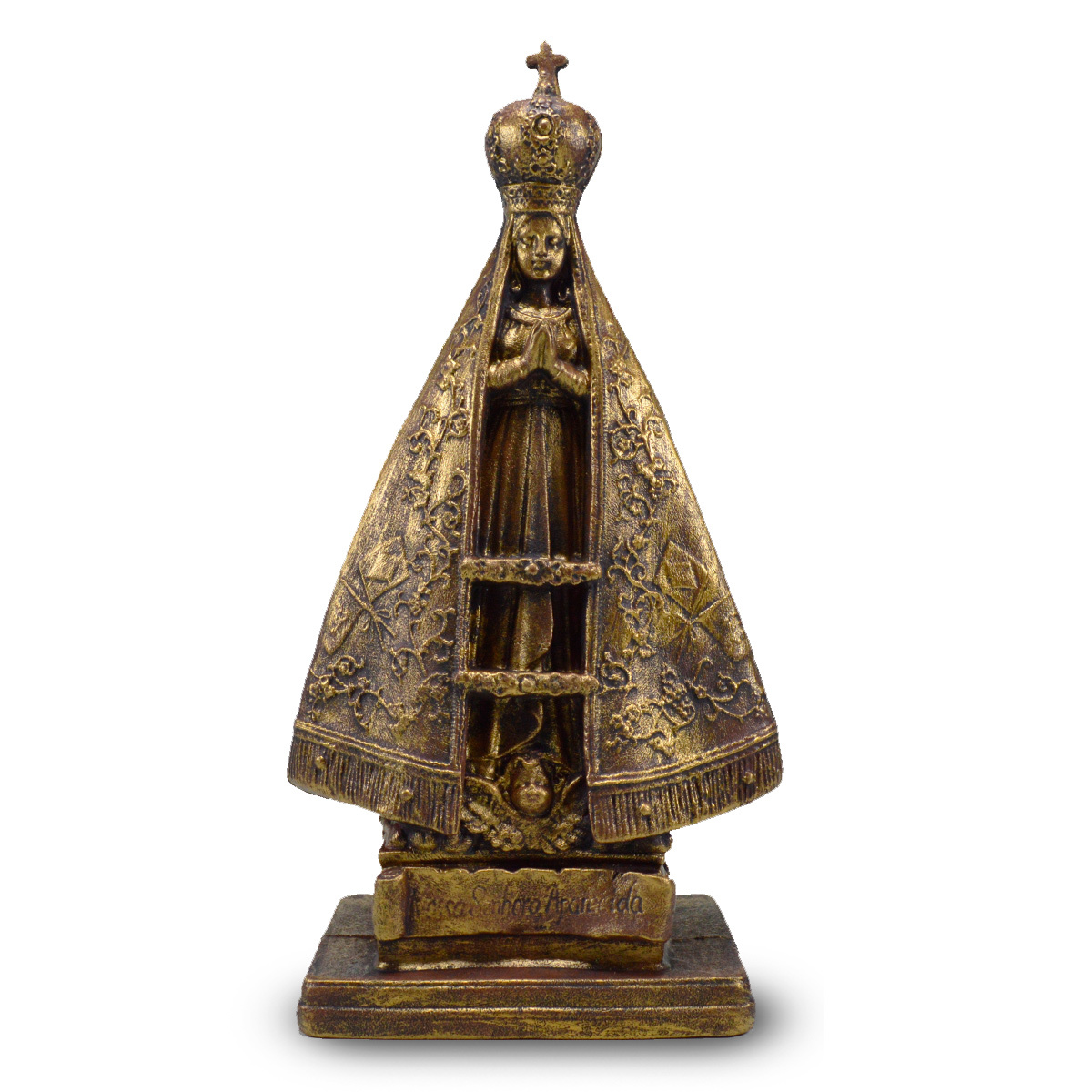 Imagem de Nossa Senhora Aparecida Ouro Velho 41Cm
