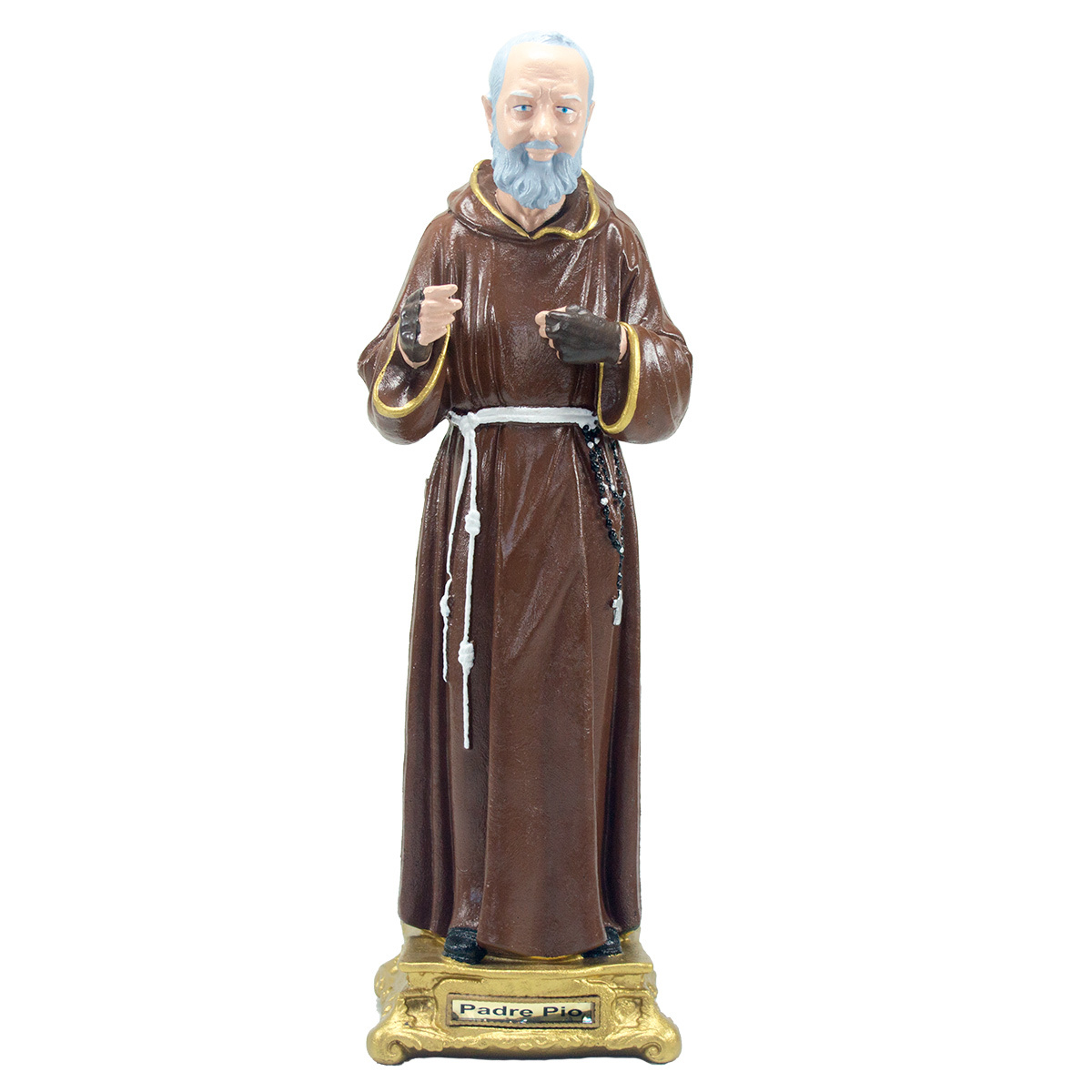 Imagem São Padre Pio 38 Cm de borracha 