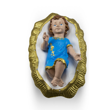Menino Jesus na Manjedoura 30 Cm  Inquebrvel