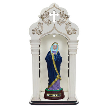 Capela 34 cm com Imagem de Nossa Senhora das Dores Inquebrável