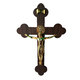 Crucifixo de madeira - So bento (com fixao para parede) 