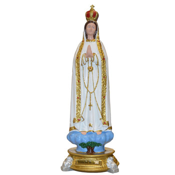 Imagem de Nossa Senhora de Ftima 40CM de borracha
