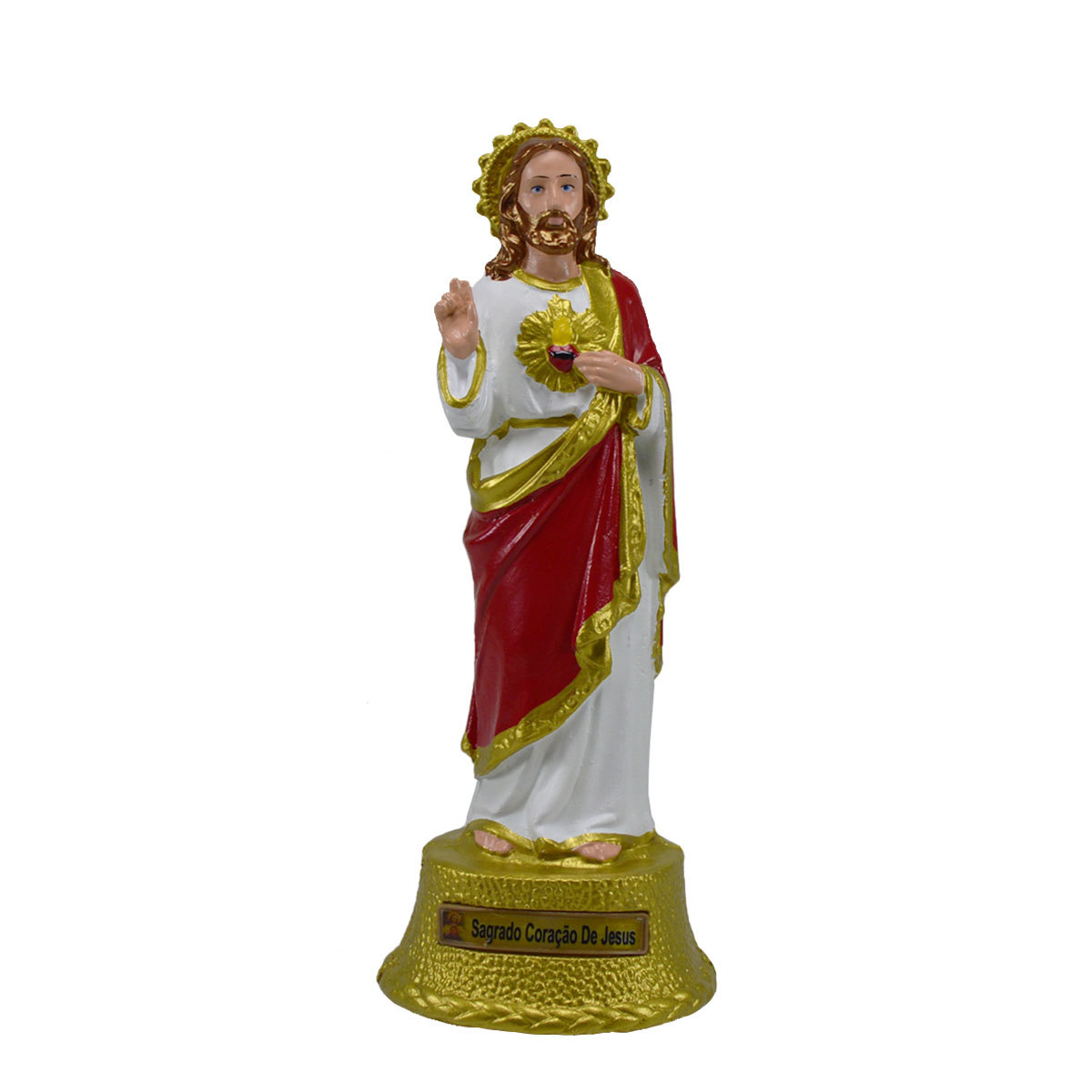 Imagem do Sagrado Corao de Jesus  Inquebrvel 20cm