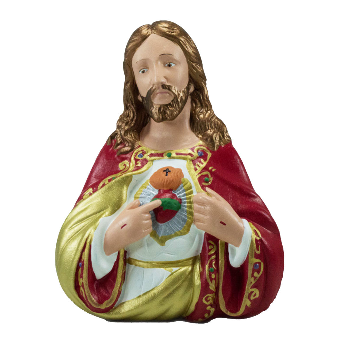 Imagem Sagrado Corao de Jesus de Parede  Inquebrvel 28Cm