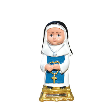 Imagem Santa Dulce Bebe 14 Cm  Inquebrvel