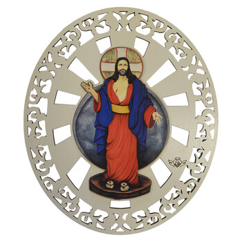 Mandala das Santas Chagas de Jesus 35 cm