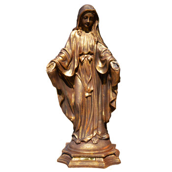 Nossa Senhora das Graas 60cm Ouro velho inquebrvel