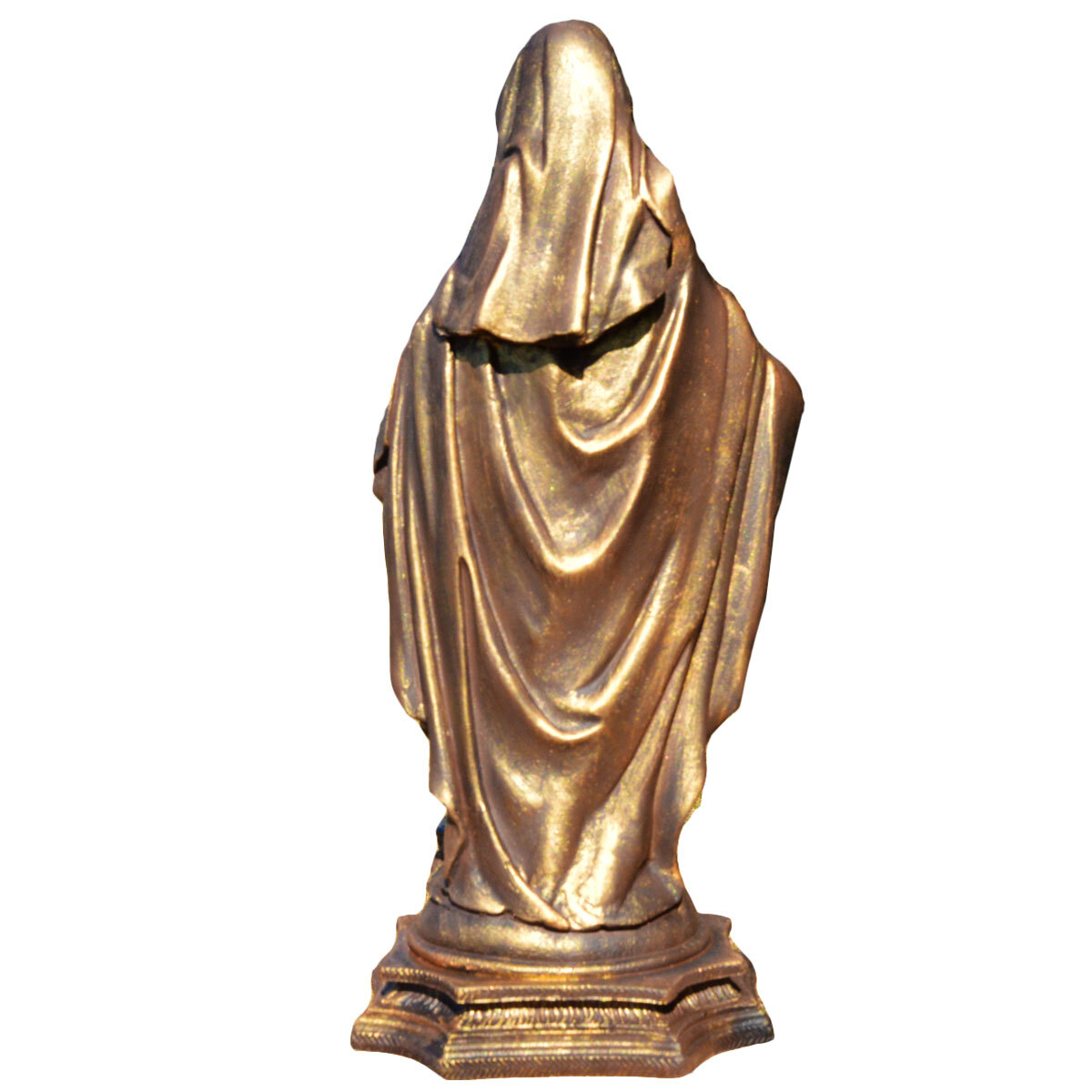 Nossa Senhora das Graas 60cm Ouro velho inquebrvel  