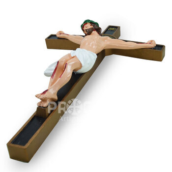 Imagem Crucifixo medalha de S�o bento 40 Cm Inquebr�vel