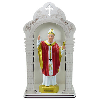 Capelão 60cm com Imagem do Papa João Paulo II Inquebrável
