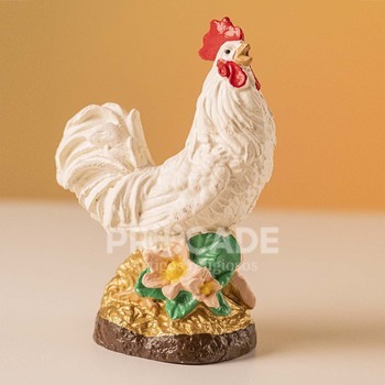 Pres�pio Natalino 14 Pe�as na cor Branca com Salm�o 30 cm-Inquebr�vel