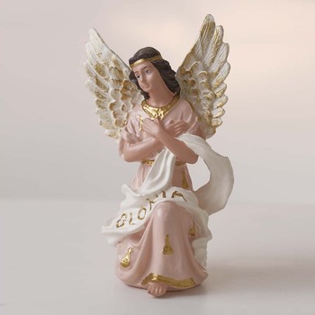 Pres�pio Natalino Branco 14 pe�as 23cm Inquebr�vel