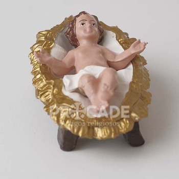 Pres�pio Natalino Branco 14 pe�as 23cm Inquebr�vel