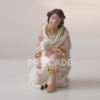 Pres�pio Natalino Branco 14 pe�as 23cm Inquebr�vel