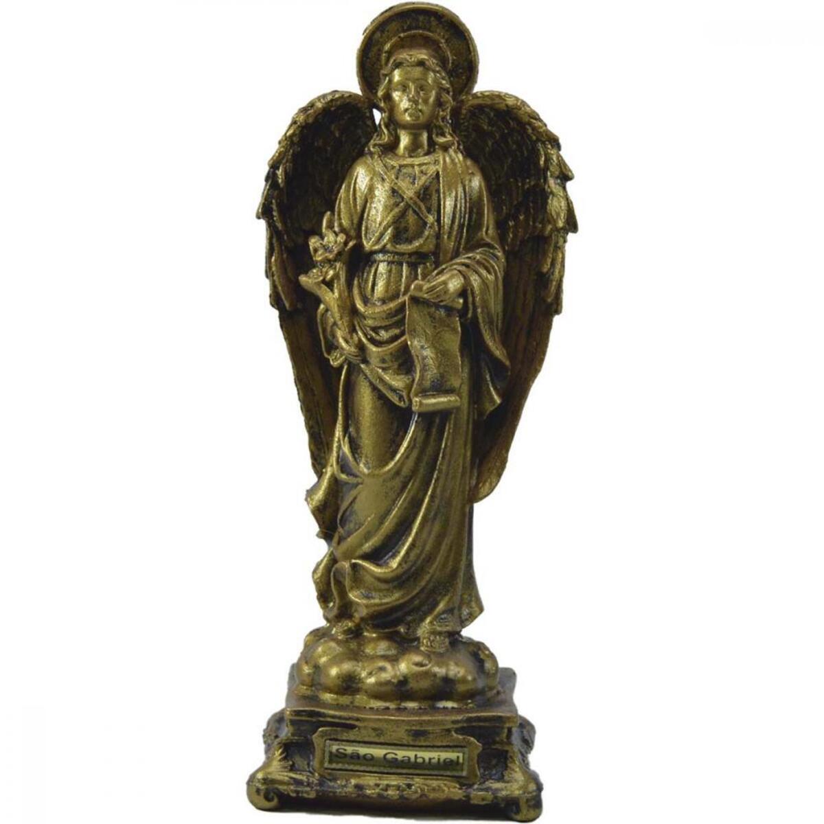 Imagem S�o Gabriel Ouro velho 31Cm  Inquebr�vel