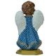 Imagem Anjo da Guarda em Orao 21 cm Perola Azul