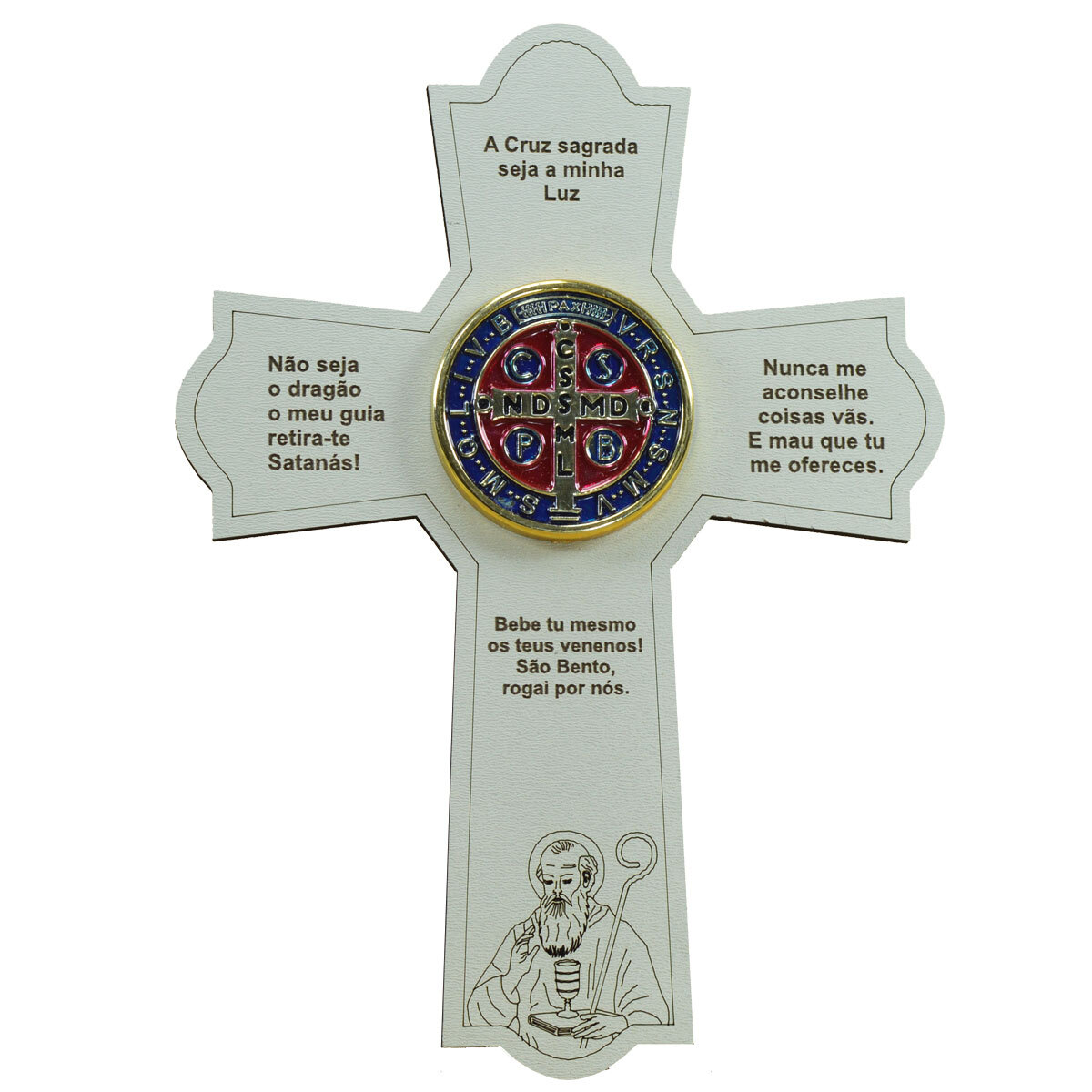 Cruz de So Bento 22 cm de Parede