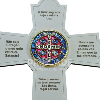 Cruz de S�o Bento 22 cm de Parede