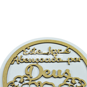 Mandala Ben��o do Lar23 cm