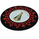 Mandala vermelha Nossa Senhora Aparecida 22 CM