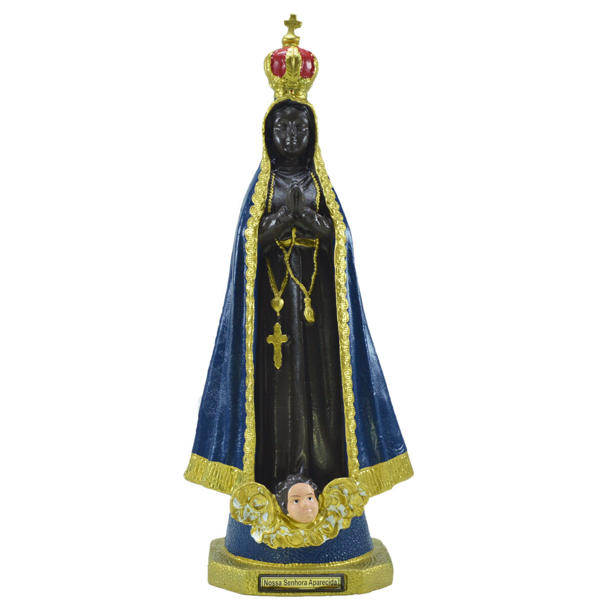 Imagem de Nossa Senhora Aparecida 39 Cm Inquebrvel 