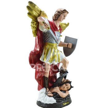 Imagem S�o Miguel Arcanjo 60 CM  de Borracha ( Ideal para Quintal)