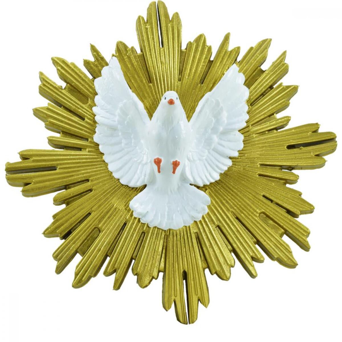 Imagem Divino Espirito Santo Madeira 30Cm Inquebrvel 